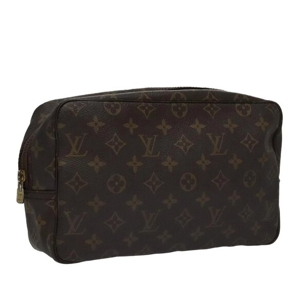 LOUIS VUITTON Monogram Trousse Toilette 28 Clutch Bag M47522 LV Auth am7400
